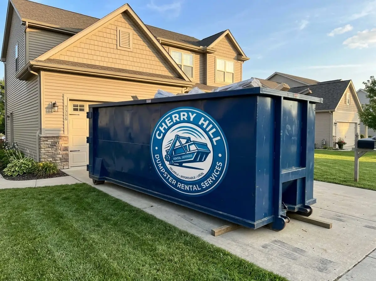 Roll-off dumpster delivered in Cherry Hill, NJ